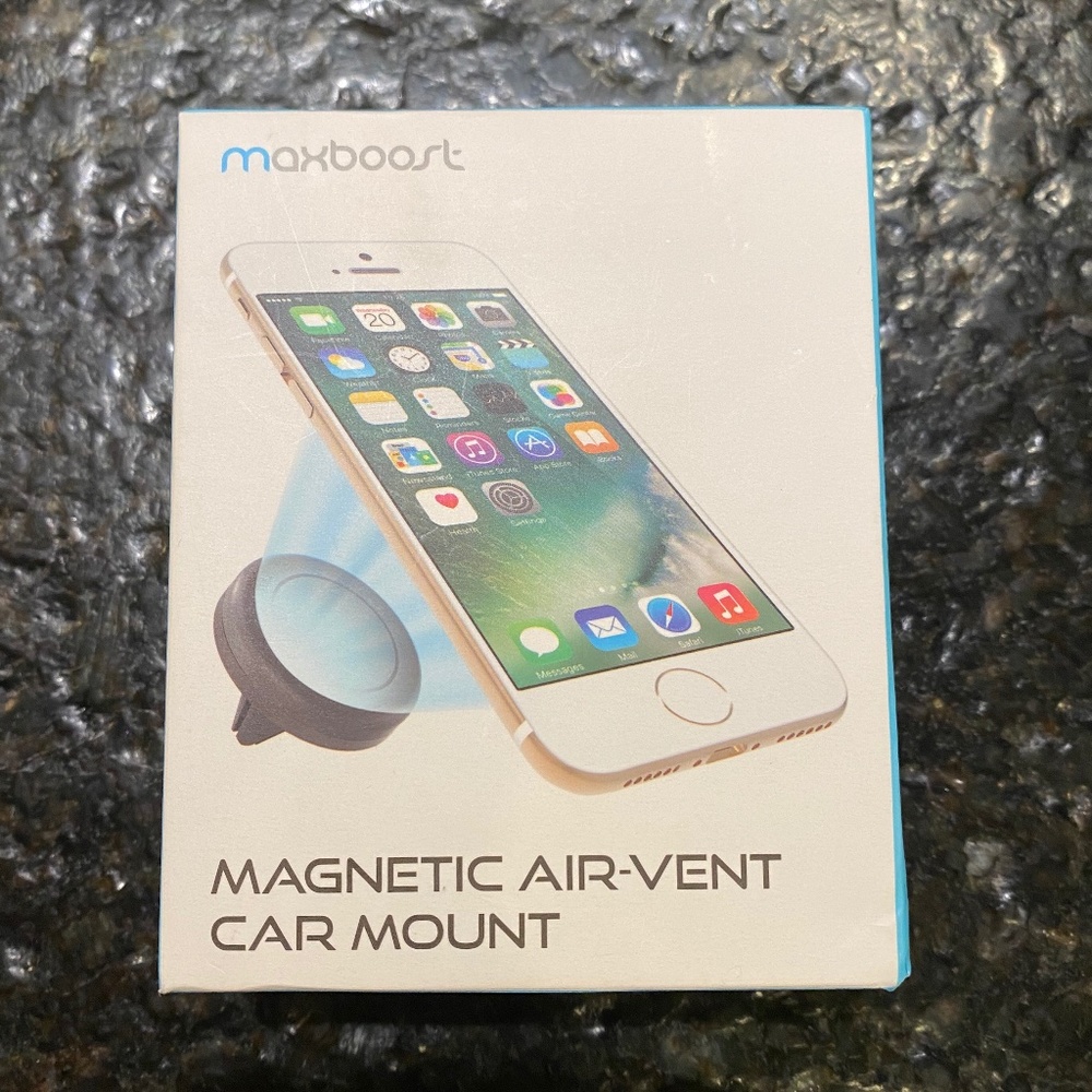 Maxboost phone mount magnetic air vent 2 pack